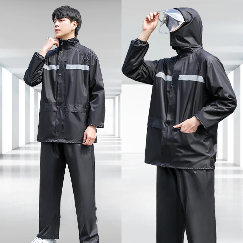 Fishing Rain Suit - Impermeabile e pantaloni antipioggia Completo per