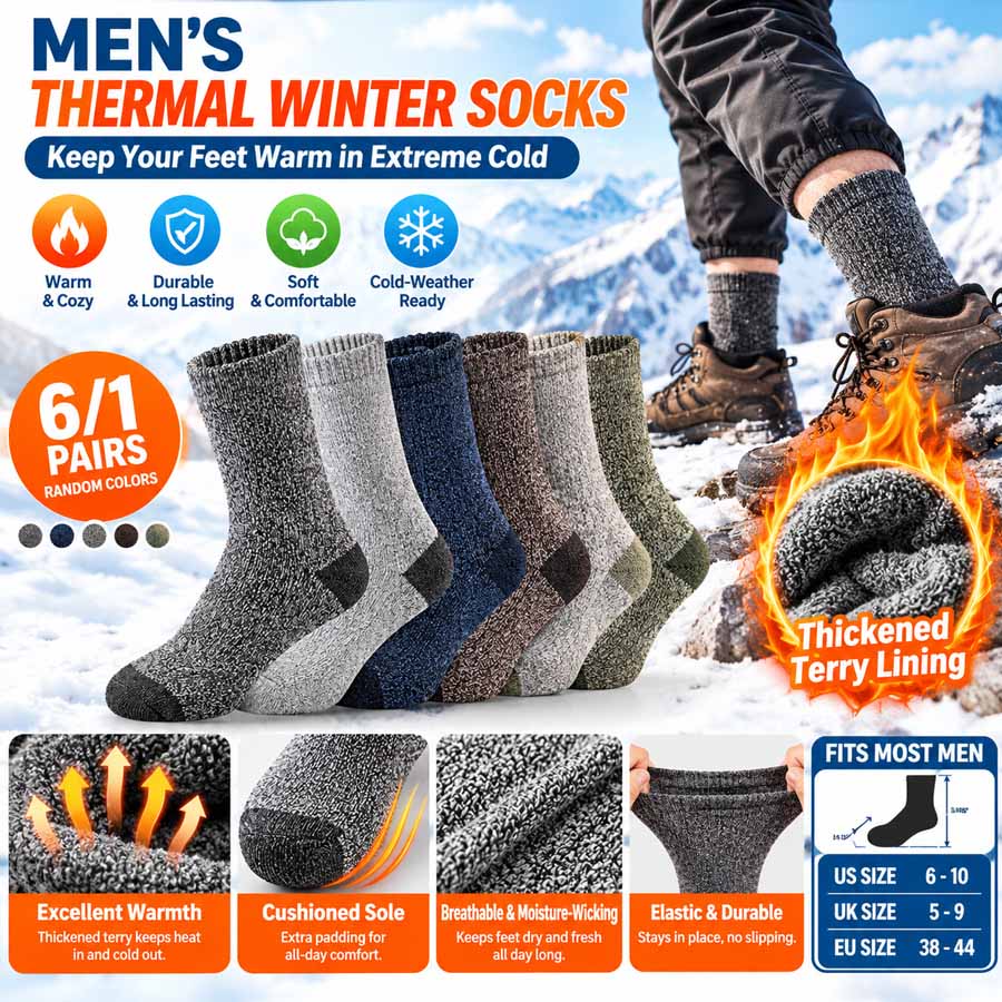 Calze invernali da uomo, adatt - Fishing Socks recensione e prezzo