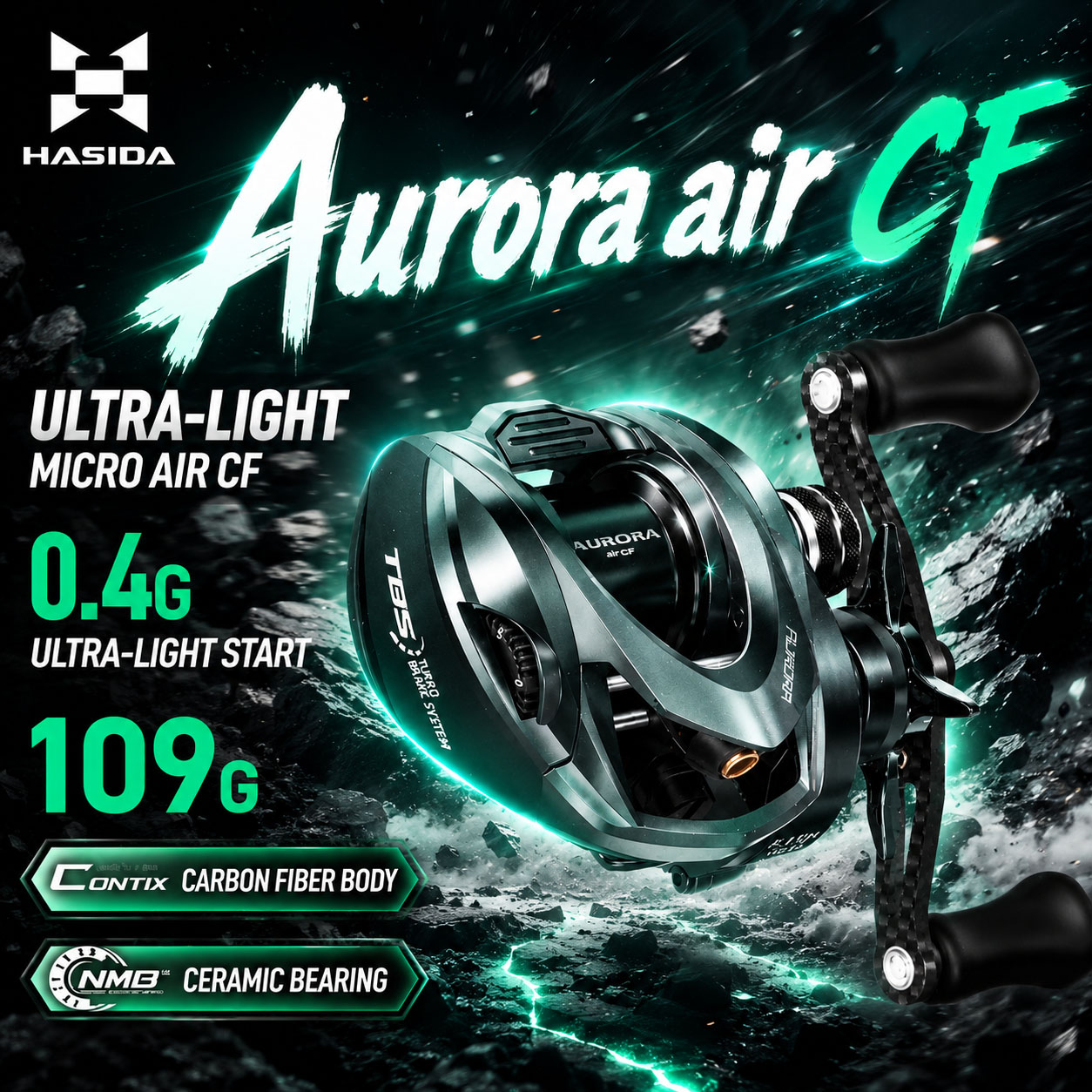 Mulinello da Pesca HASIDA Auro - Daiwa Reel Bg recensione e prezzo