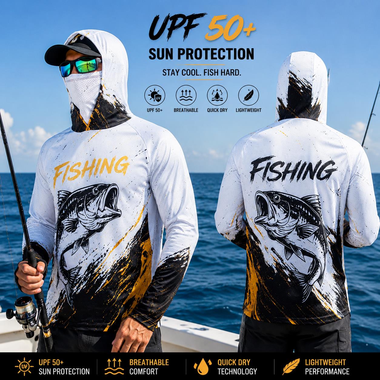 Felpa da Pesca per Uomo ad Asc - Fishing Hoodie recensione e prezzo
